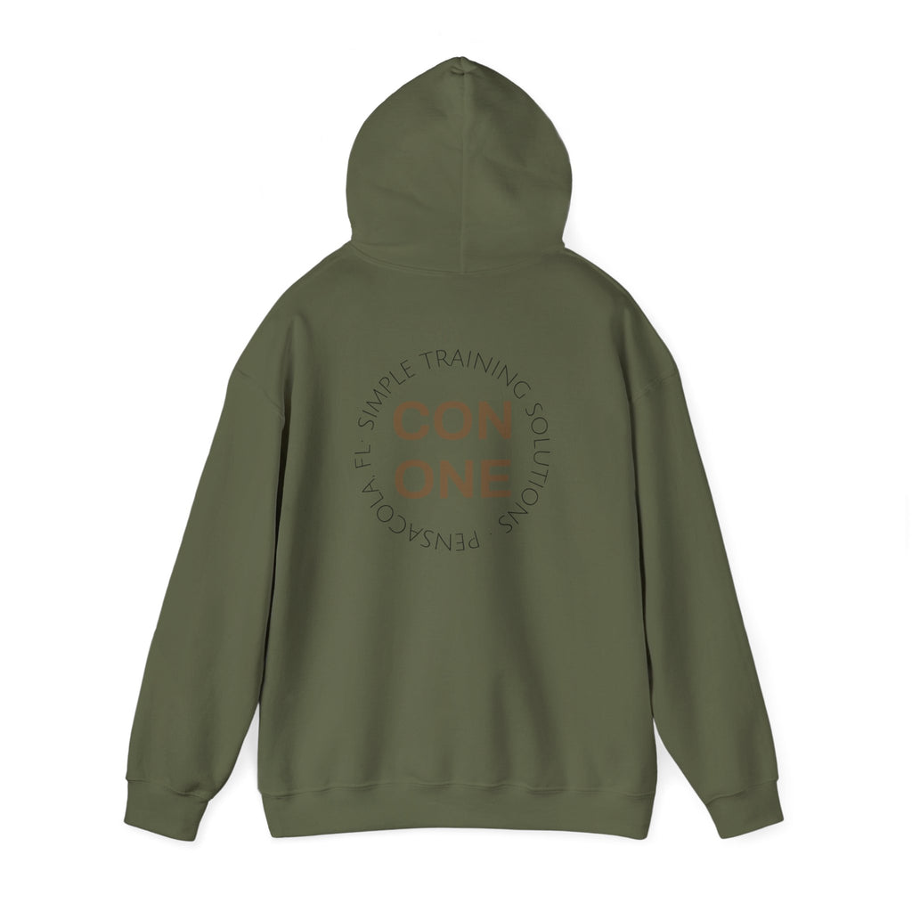 CON ONE Triple Logo Hoodie