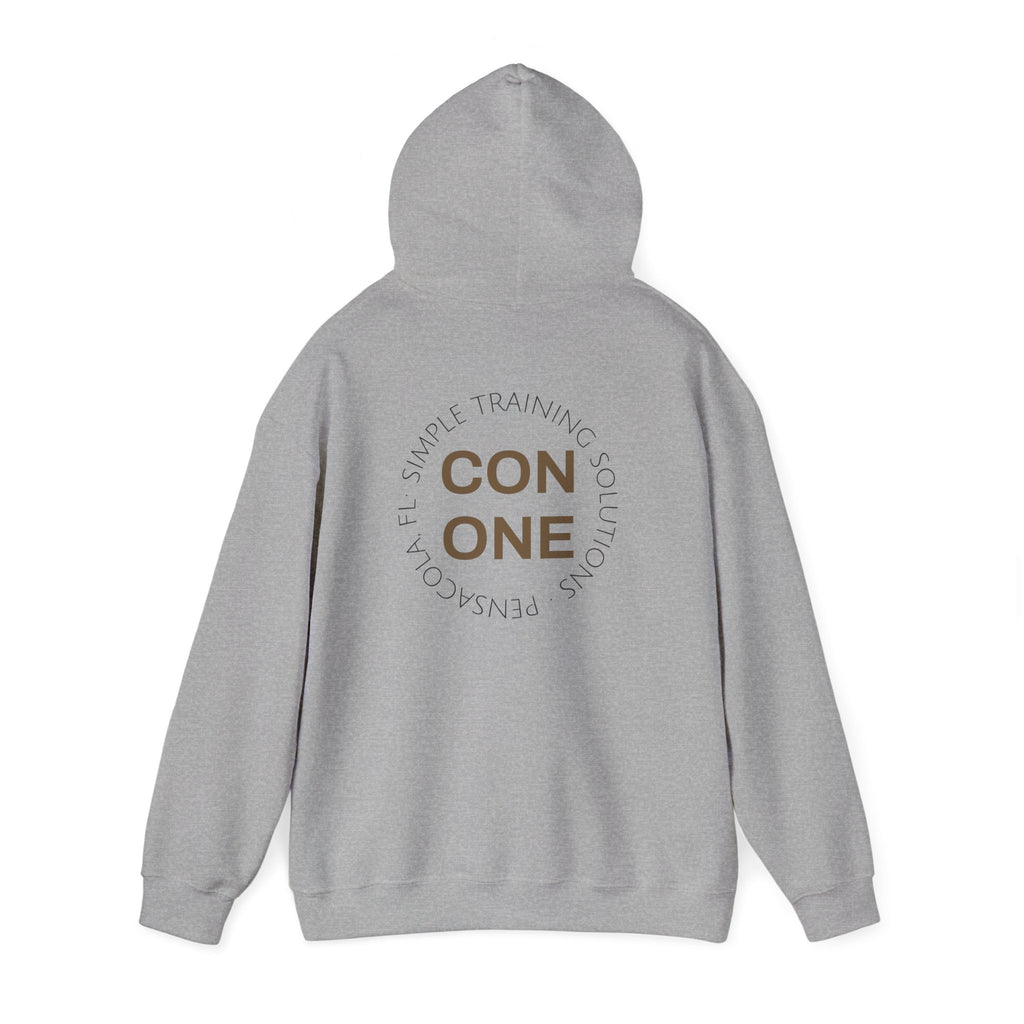 CON ONE Triple Logo Hoodie