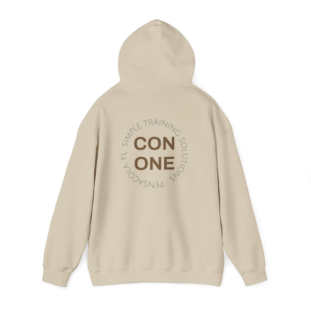 CON ONE Triple Logo Hoodie