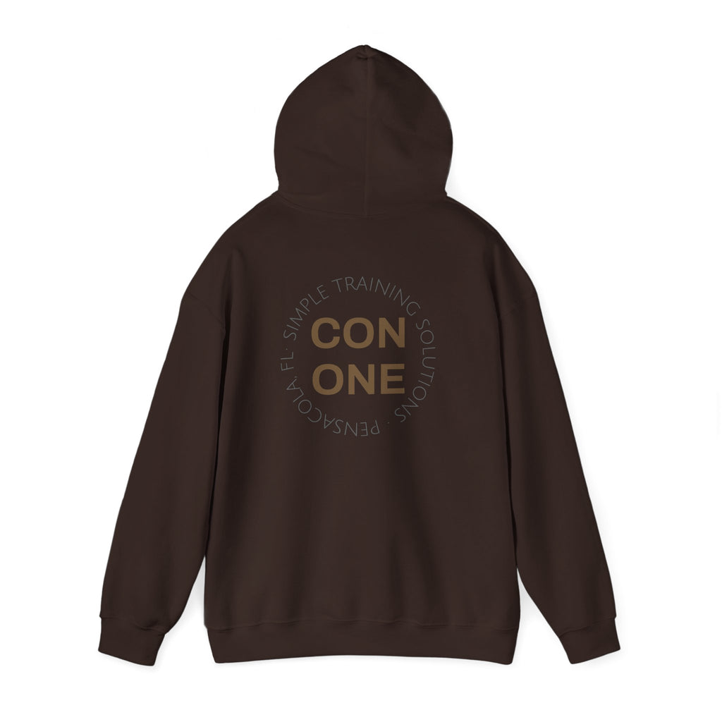CON ONE Triple Logo Hoodie