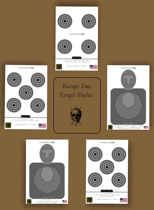 Value 3 Pack - Pistol Range Day (15 Targets)